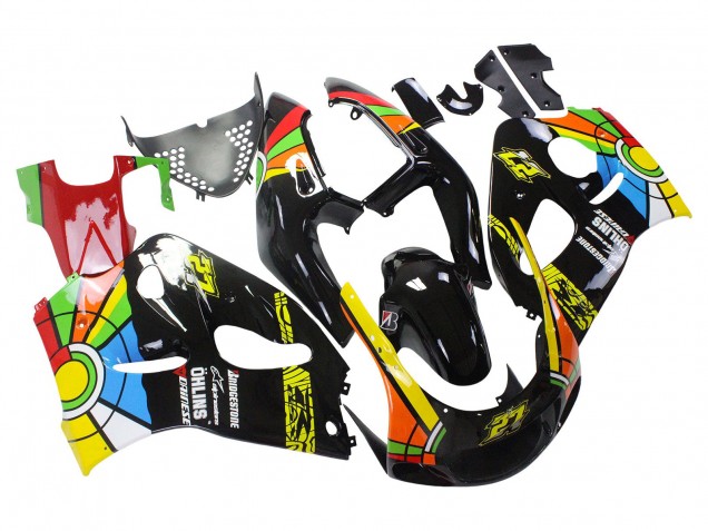 Carenados Moto Suzuki GSXR 600 / GSXR 750 1996-2000 - Negro Multicolor 27