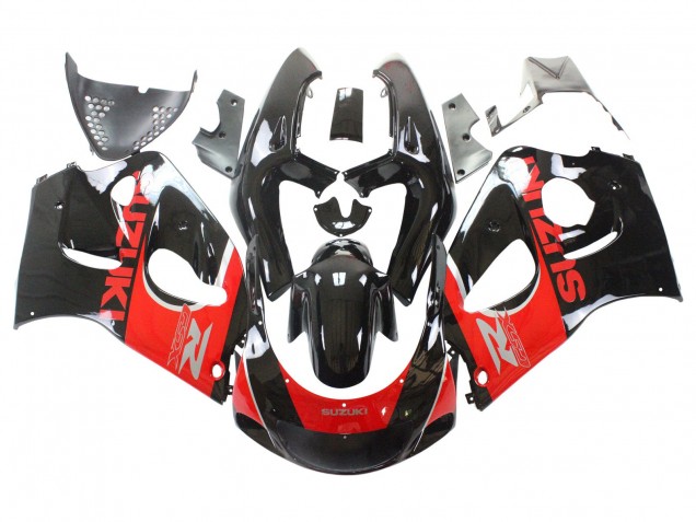 Carenados Moto Suzuki GSXR 600 / GSXR 750 1996-2000 - Negro Rojo
