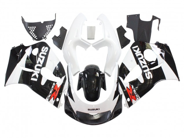 Carenados Moto Suzuki GSXR 600 / GSXR 750 1996-2000 - Negro Blanco