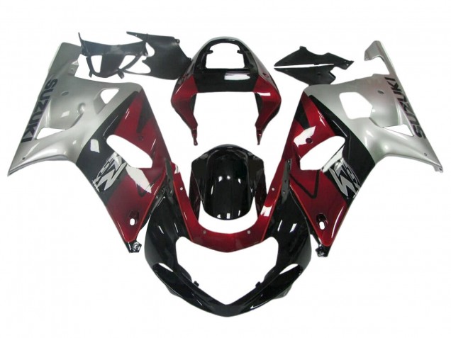 Carenados Moto Suzuki GSXR 600 / GSXR 750 1996-2000 - Azul Oscuro Blanco