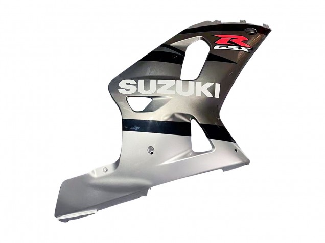 Carenado Moto Suzuki GSXR 600 / GSXR 750 2001-2003 - Plata Negro Brillante Rojo