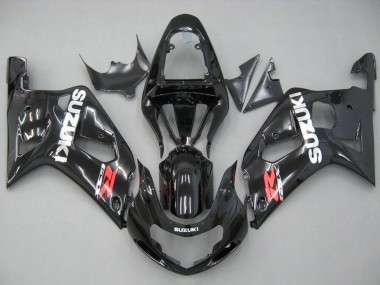 Carenados Moto Suzuki GSXR 600 / GSXR 750 2001-2003 - Negro Brillante Rojo Blanco