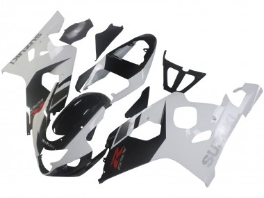 Carenados Moto Suzuki GSXR 600 / GSXR 750 2004-2005 - Blanco Negro Rojo
