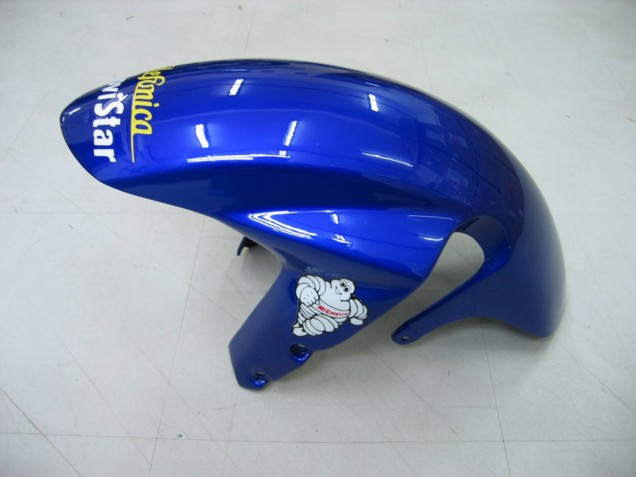 Carenados Moto Suzuki GSXR 600 / GSXR 750 2004-2005 - Azul Blanco Amarillo Verde Telefumica Motul MoviStar