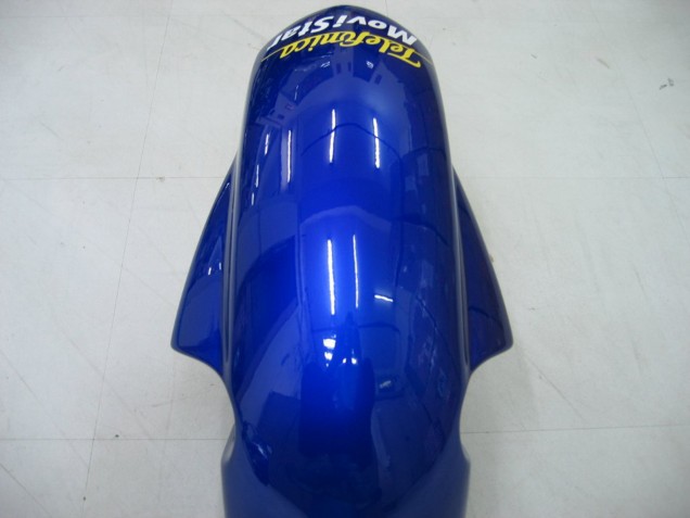 Carenados Moto Suzuki GSXR 600 / GSXR 750 2004-2005 - Azul Blanco Amarillo Verde Telefumica Motul MoviStar