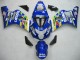 Carenados Moto Suzuki GSXR 600 / GSXR 750 2004-2005 - Azul Blanco Amarillo Verde Telefumica Motul MoviStar