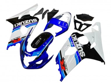 Carenado Moto Suzuki GSXR 600 / GSXR 750 2004-2005 - Blanco Azul Negro Rojo