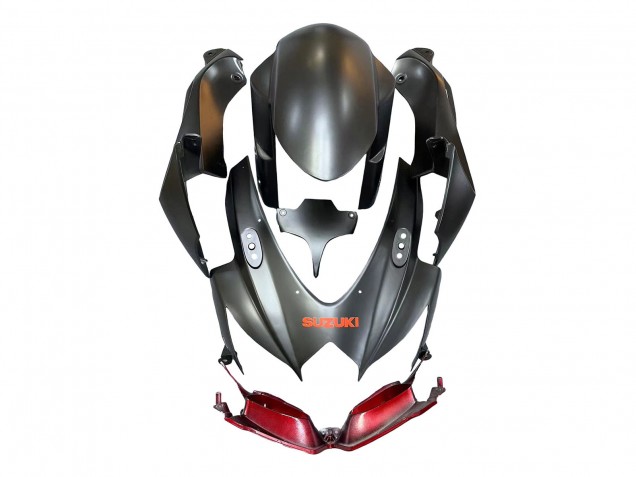 Carenados Moto Suzuki GSXR 600 / GSXR 750 2008-2010 - Negro Mate Rojo