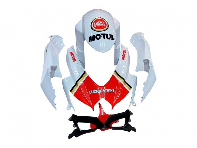 Carenados Moto Suzuki GSXR 600 / GSXR 750 2008-2010 - Blanco Rojo Motul Lucky Strike