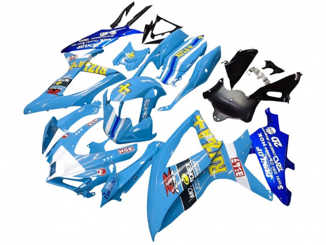Carenados Moto Suzuki GSXR 600 / GSXR 750 2008-2010 - Azul Amarillo Rizla