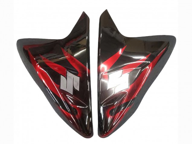 Carenados Moto Suzuki GSXR 600 / GSXR 750 2011-2024 - Negro Brillante Rojo Llama
