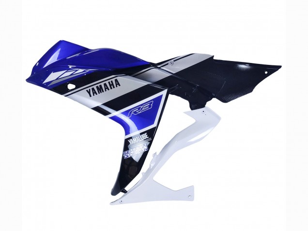 Carenados Moto Yamaha YZF R3/R25 2015-2018 - Blanco Azul Negro Yamalube