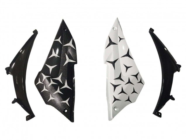 Carenados Moto Yamaha YZF R3/R25 2015-2018 - Blanco Verde Negro Brillante