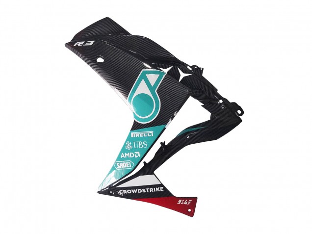 Carenados Moto Yamaha YZF R3/R25 2015-2018 - Blanco Verde Negro Brillante