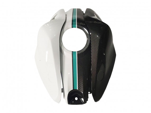Carenados Moto Yamaha YZF R3/R25 2015-2018 - Blanco Verde Negro Brillante