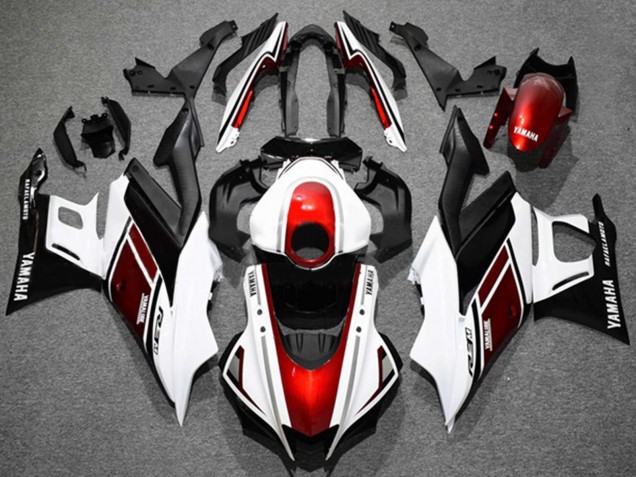 Carenados Moto Yamaha YZF R3/R25 2019-2021 - Blanco Rojo Negro