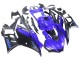 Carenado Moto Yamaha YZF R3/R25 2022-2024 - Azul Negro Mate