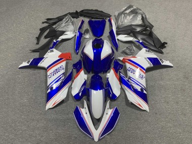 Carenados Moto Yamaha YZF R3/R25 2022-2024 - Azul Blanco Rojo Semakin Didepan
