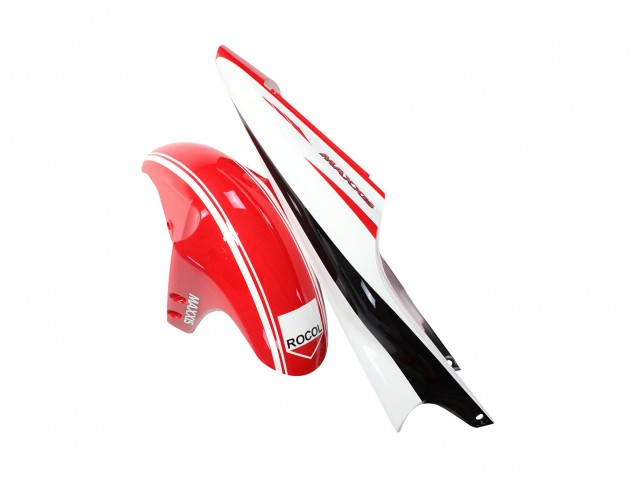 Carenados Moto Yamaha YZF 1000 R1 1998-1999 - Rojo Blanco Negro Amarillo Monstruo Milwaukee MAXXIS 11