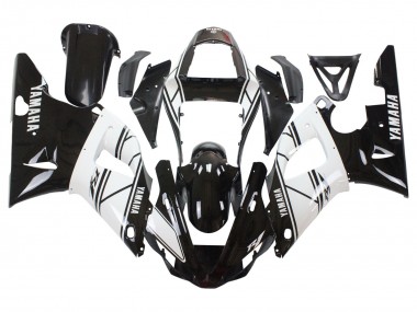 Carenados Moto Yamaha YZF 1000 R1 2000-2001 - Blanco Negro
