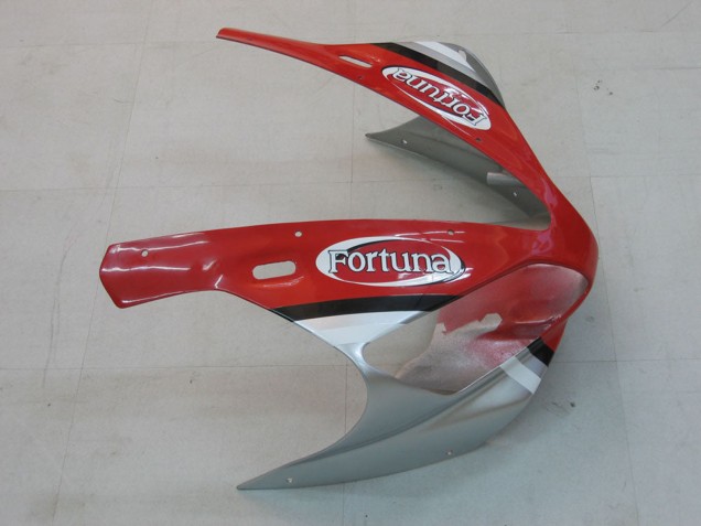 Carenados Moto Yamaha YZF 1000 R1 2000-2001 - Plata Rojo Fortuna Motul