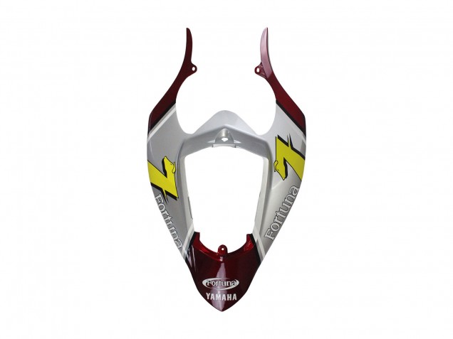 Carenados Moto Yamaha YZF 1000 R1 2004-2006 - Plata Rojo Fortuna Motul