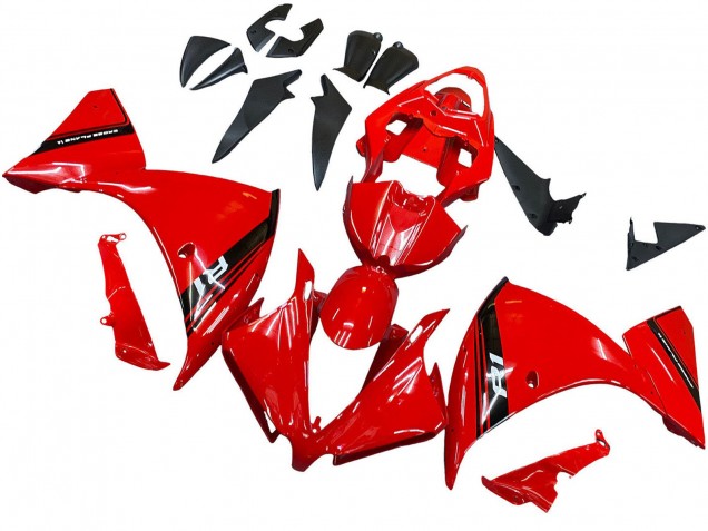 Carenado Moto Yamaha YZF 1000 R1 2012-2014 - Rojo Negro Brillante
