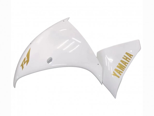 Carenados Moto Yamaha YZF 1000 R1 2012-2014 - Blanco Oro Calcomanías