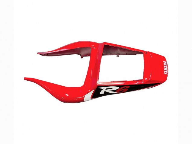Carenado Moto Yamaha YZF 600 R6 1998-2002 - Rojo Blanco Negro Brillante