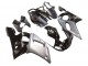 Carenados Moto Yamaha YZF 600 R6 1998-2002 - Plata Negro Brillante