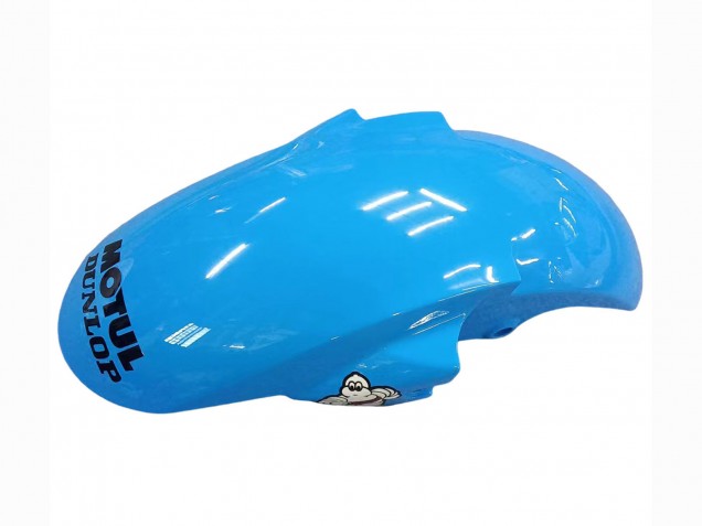 Carenados Moto Yamaha YZF 600 R6 2005 - Azul Claro Blanco Verde Rojo Kastinee Dunlop Motul