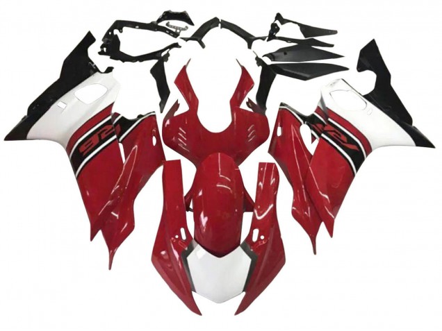 Carenado Moto Yamaha YZF 600 R6 2017-2023 - Blanco Rojo Negro