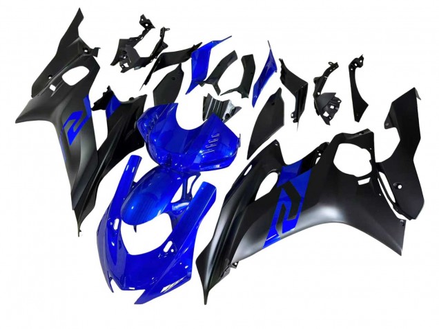 Carenados Moto Yamaha YZF 600 R6 2017-2023 - Azul Negro Mate