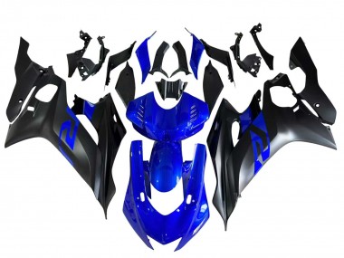 Carenados Moto Yamaha YZF 600 R6 2017-2023 - Azul Negro Mate