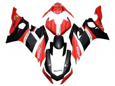 Carenados Moto Yamaha YZF 600 R6 2017-2023 - Rojo Blanco Negro Mate