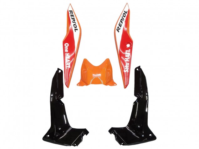 Carenados Moto Honda CBR250RR 2011-2015 - Naranja Blanco Rojo Negro Lustroso HRC Repsol