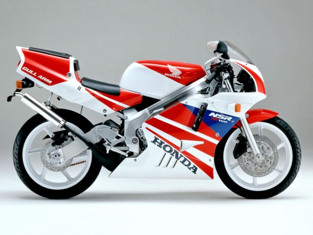 Carenados Moto Honda NSR250R 1990-1993 - Blanco Rojo Azul