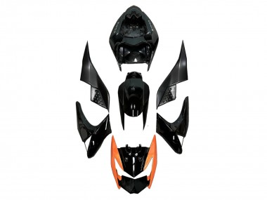 Carenados Moto Kawasaki Z1000 2003-2006 - Negro Brillante Naranja