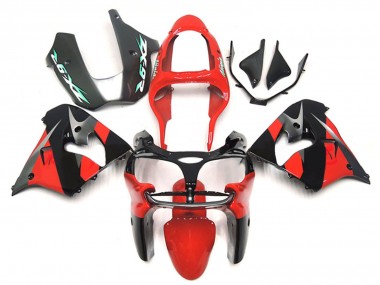 Carenados Moto Kawasaki ZX9R 2000-2001 - Rojo Negro