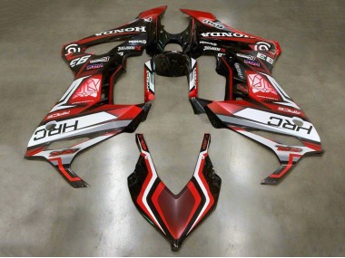 Carenados Moto Honda CBR650R 2019-2020 - Blanco Rojo Negro Brillante HRC