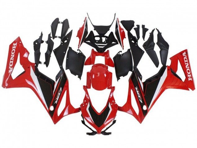 Carenados Moto Honda CBR650R 2019-2020 - Rojo Blanco Negro Mate