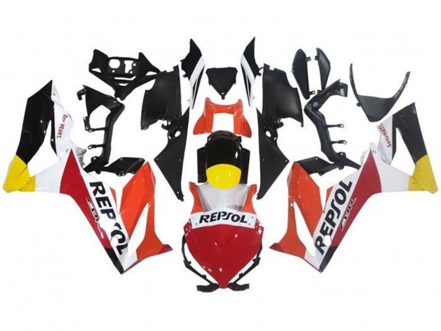 Carenados Moto Honda CBR650R 2021-2023 - Naranja Blanco Rojo Amarillo Negro Brillante Repsol