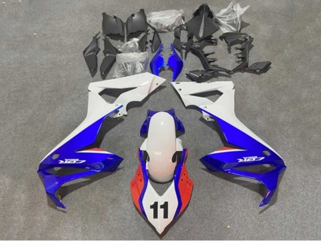 Carenados Moto Honda CBR650R 2021-2023 - Blanco Azul Rojo 11