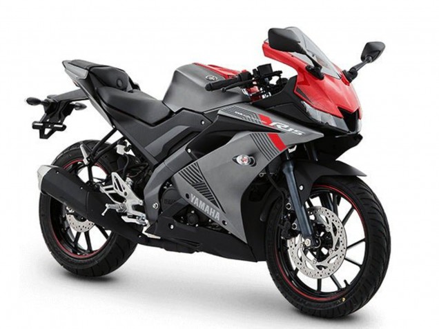 Carenados Moto Yamaha YZF R15 2018-2024 - Gris Mate Rojo
