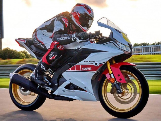 Carenados Moto Yamaha YZF R125 2019-2024 - Blanco Rojo Amarillo