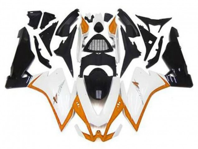 Carenados Moto Aprilia RSV4 1000 2009-2015 - Blanco Naranja Negro