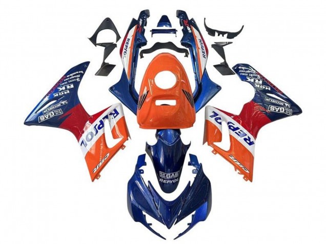 Carenados Moto Honda CBR125R 2002-2006 - Naranja Blanco Rojo Azul Repsol