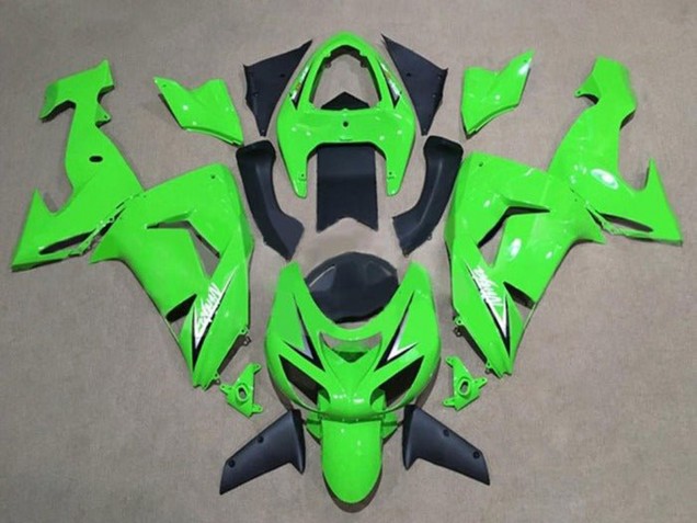 Carenados Moto Kawasaki ZX10R 2006-2007 - Verde Blanco Negro