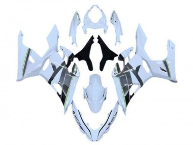 Carenados Moto Kawasaki Ninja 400 2018-2024 - Blanco Gris Negro Verde