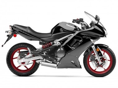 Carenados Moto Kawasaki Ninja 650 EX650 2006-2008 - Negro Brillante Negro Mate